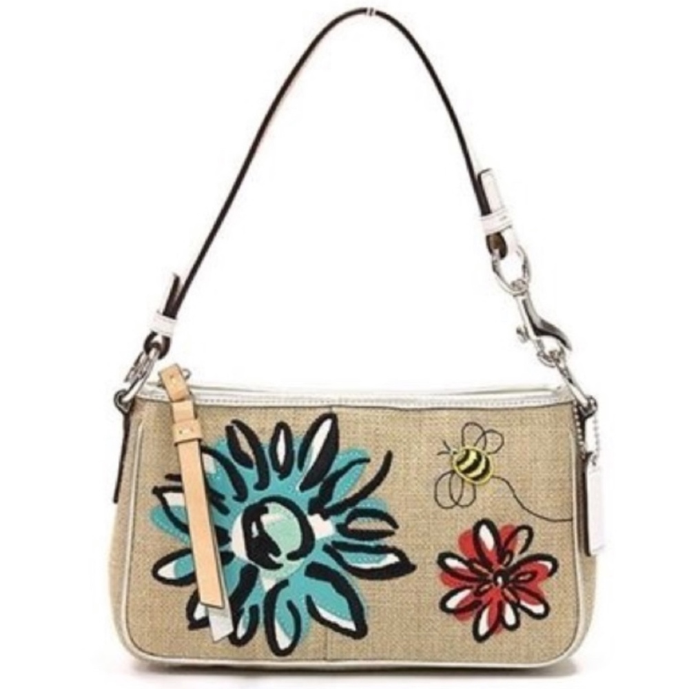 Vintage Y2K Limited Edition Embroidered Summer Coach Bag